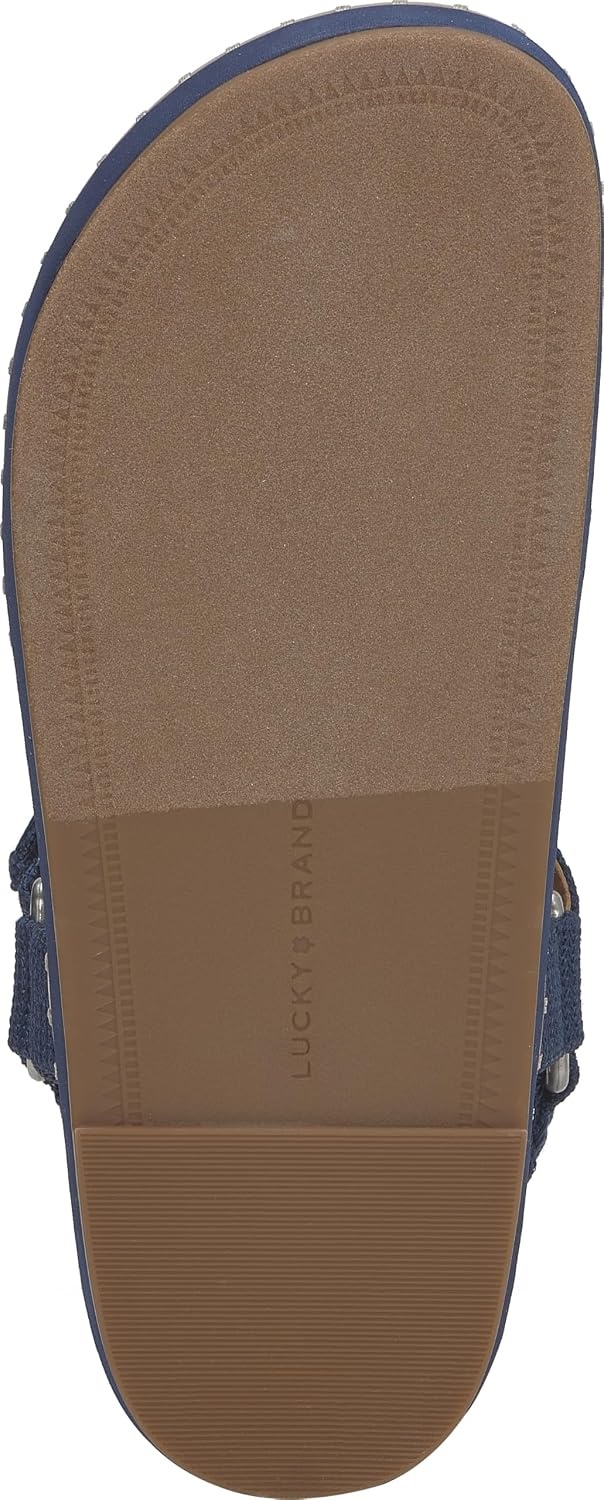 image:imageLucky Brand Ullaniah Platform Ankle Strap SandalsDark Chambray