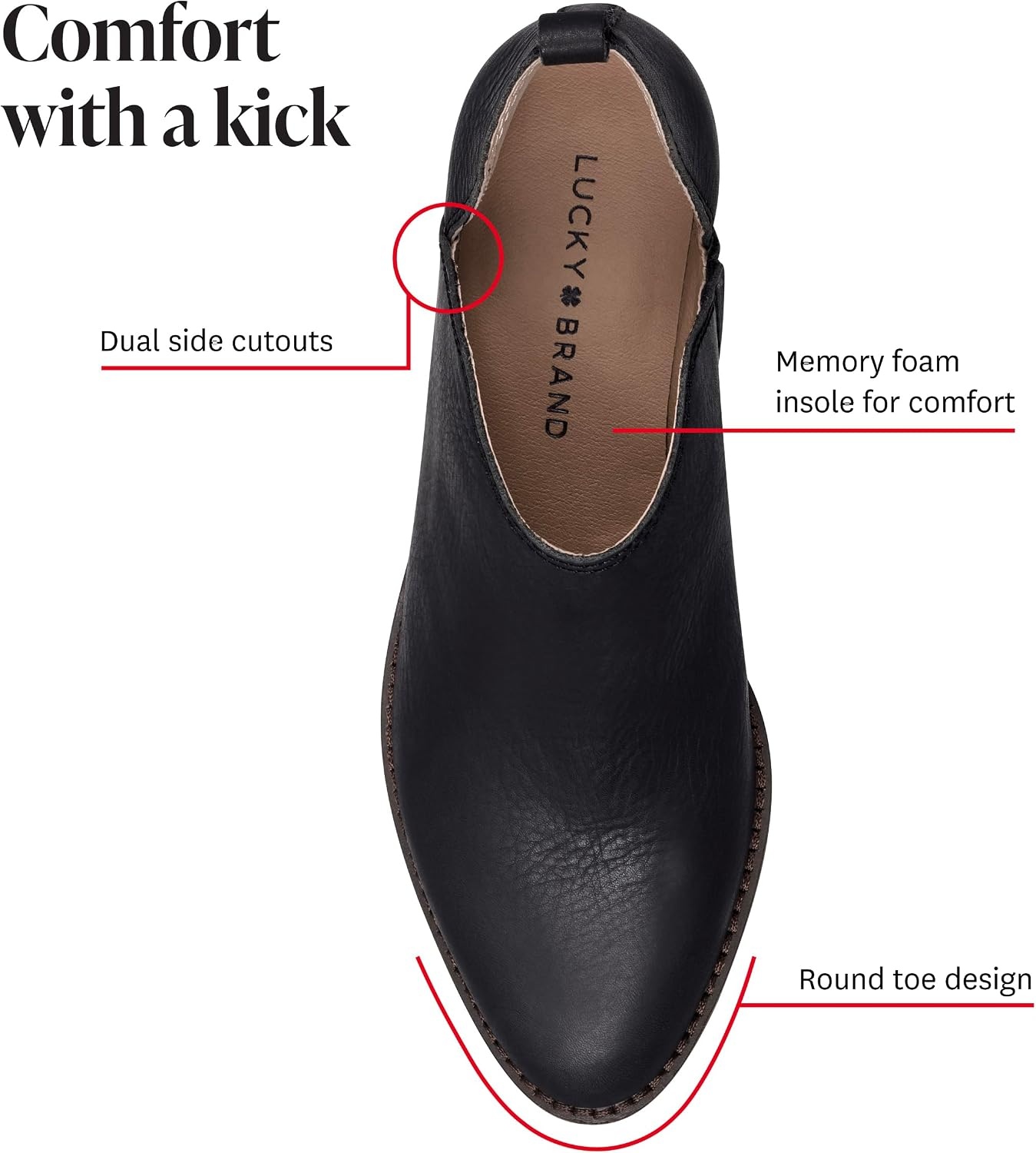 image:imageLucky Brand Womens Fayth Ankle Booties