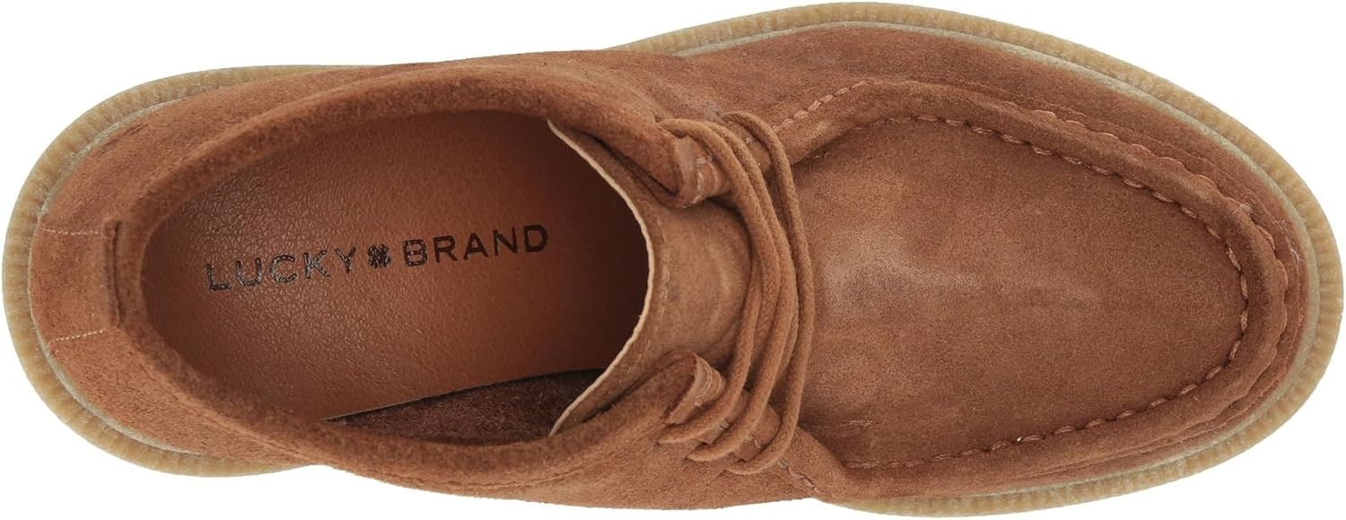image:imageLucky Brand Womens Hollia Laceup BootieTan