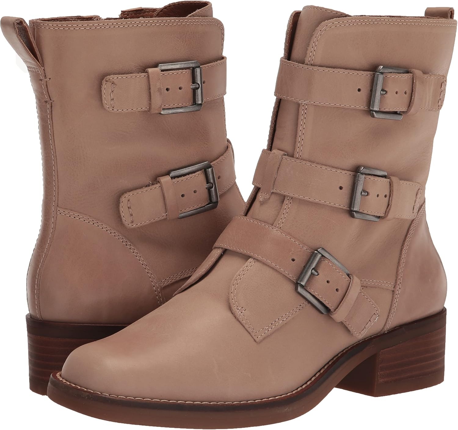 image:imageLucky Brand Womens Katriny Motorcycle BootSmoke Grey