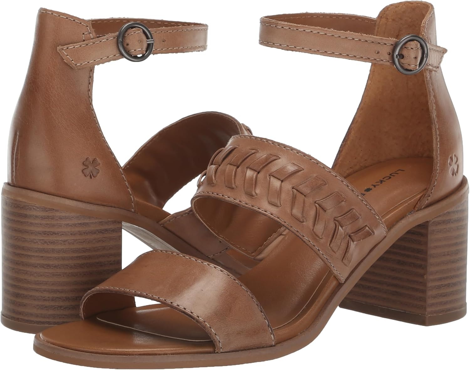 image:imageLucky Brand womens Serenay Strappy High Heel SandalDusty Sand