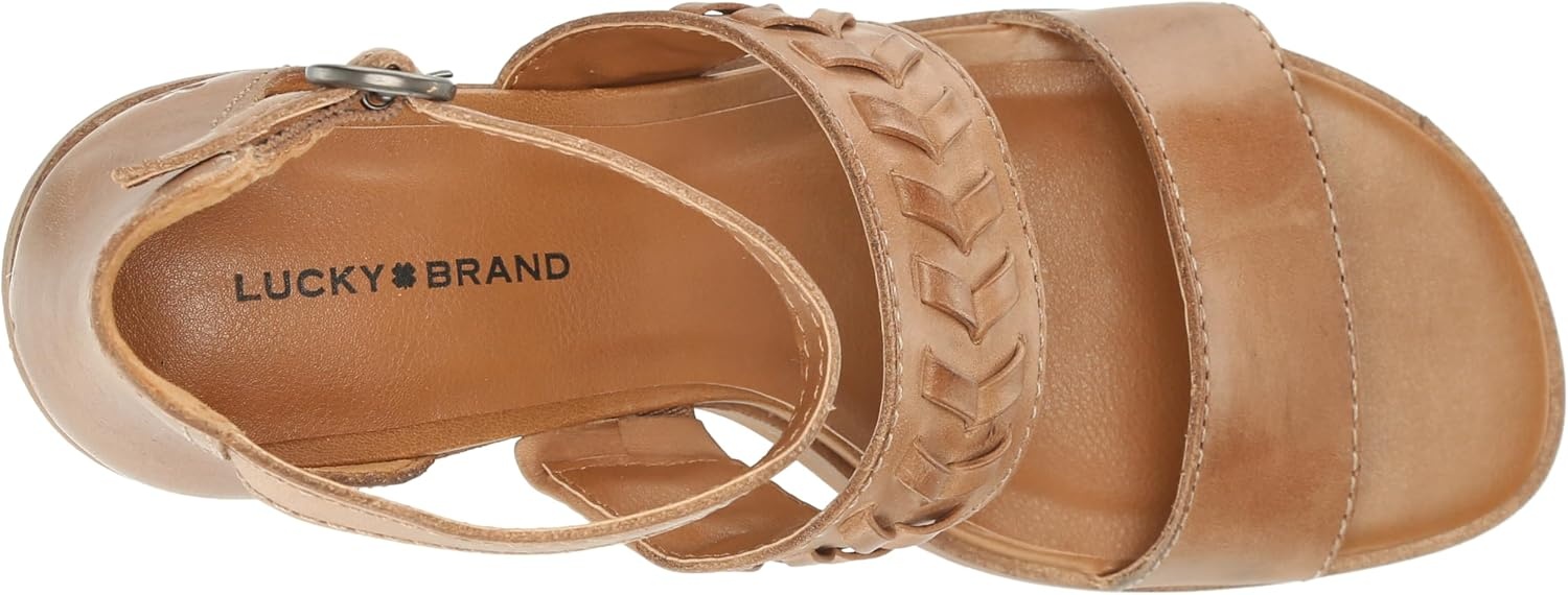 image:imageLucky Brand womens Serenay Strappy High Heel SandalDusty Sand