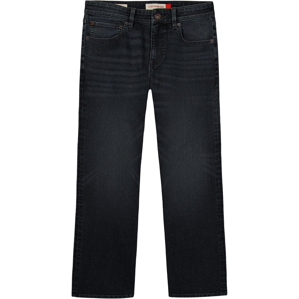 image:imageLucky Brand Boys Loose Fit Stretch Denim Jeans 5Pocket Style Zipper Fly amp Button ClosureFayette Wash