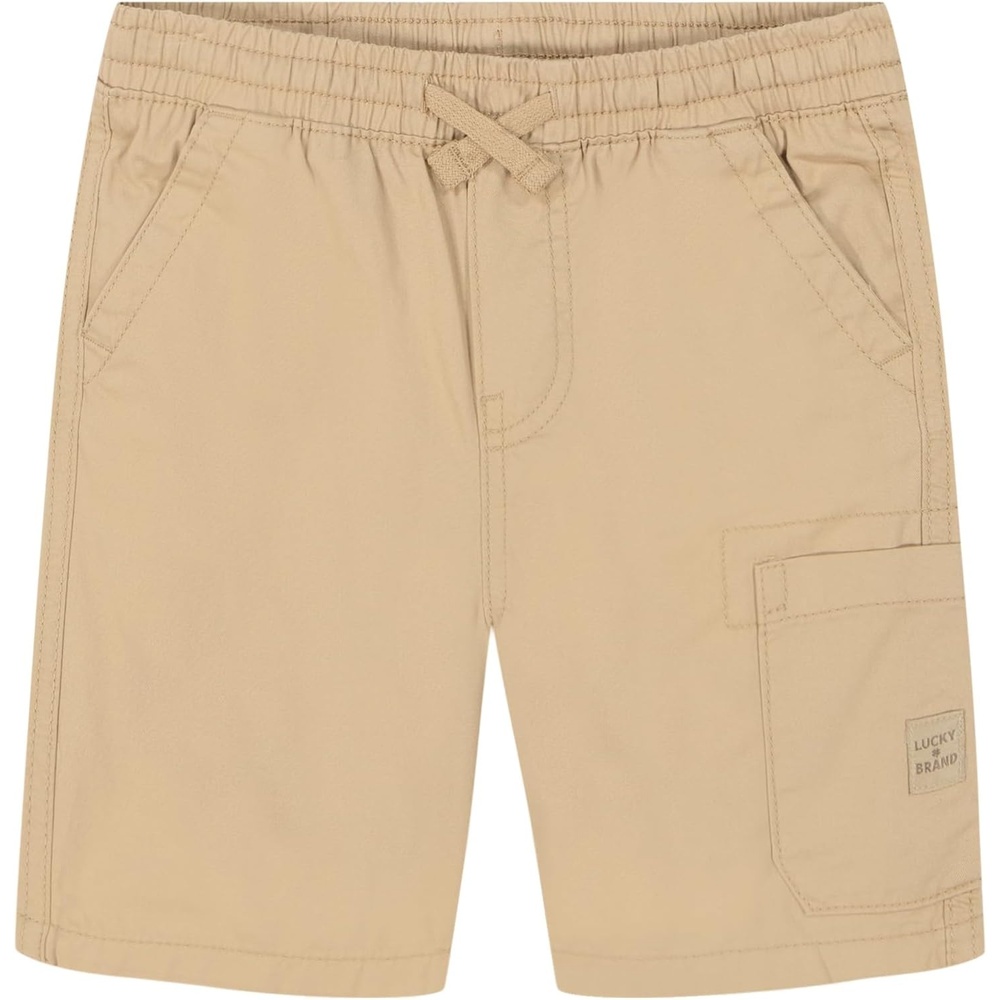 image:imageLucky Brand Boys Pullon Cargo Shorts Drawstring ClosureCornstalk