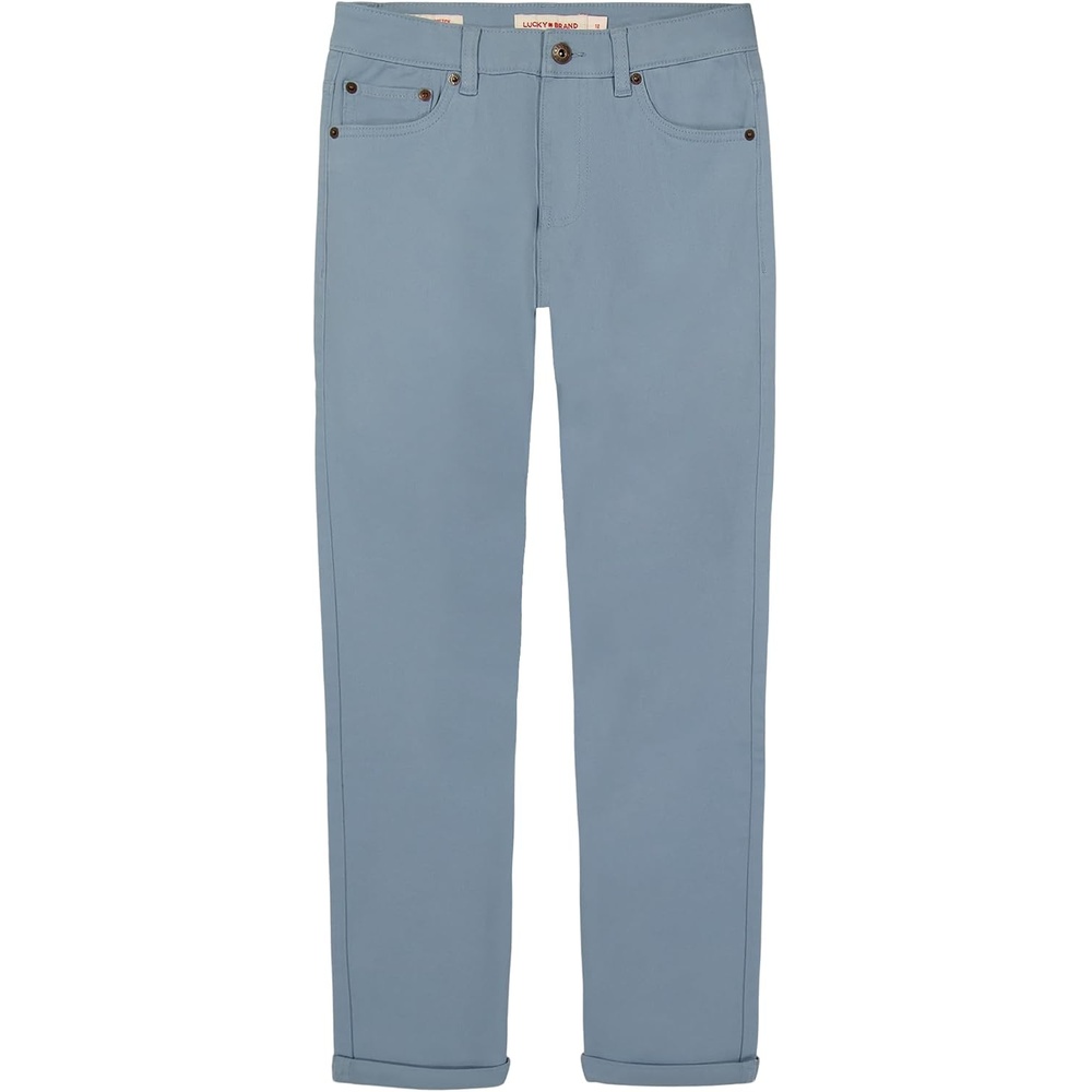 image:imageLucky Brand Boys Skinny Fit Stretch Twill PantsFaded Denim