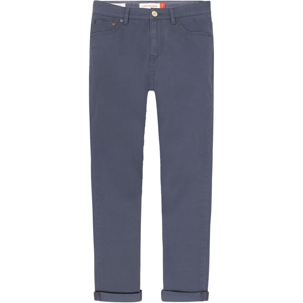 image:imageLucky Brand Boys Skinny Fit Stretch Twill PantsInky Navy