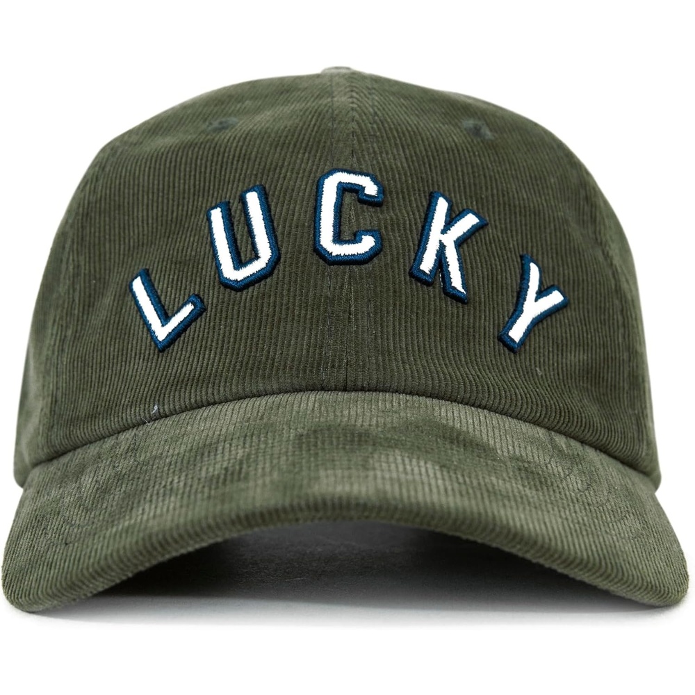 image:imageLucky Brand Classic Cotton Adjustable Dad Hat Baseball Cap Golf Fishing Low Profile 5 Panel DesignCorduroy Caper
