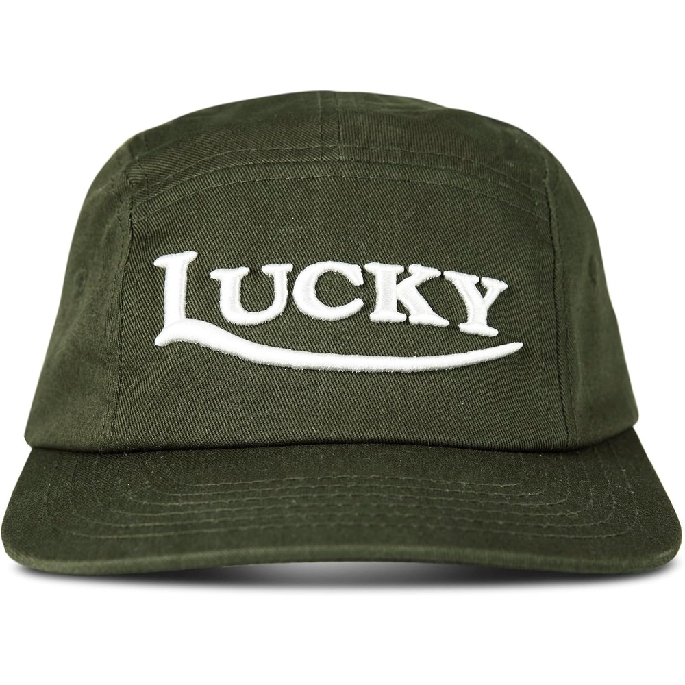 image:imageLucky Brand Classic Cotton Adjustable Dad Hat Baseball Cap Golf Fishing Low Profile 5 Panel DesignFive Panel Olive
