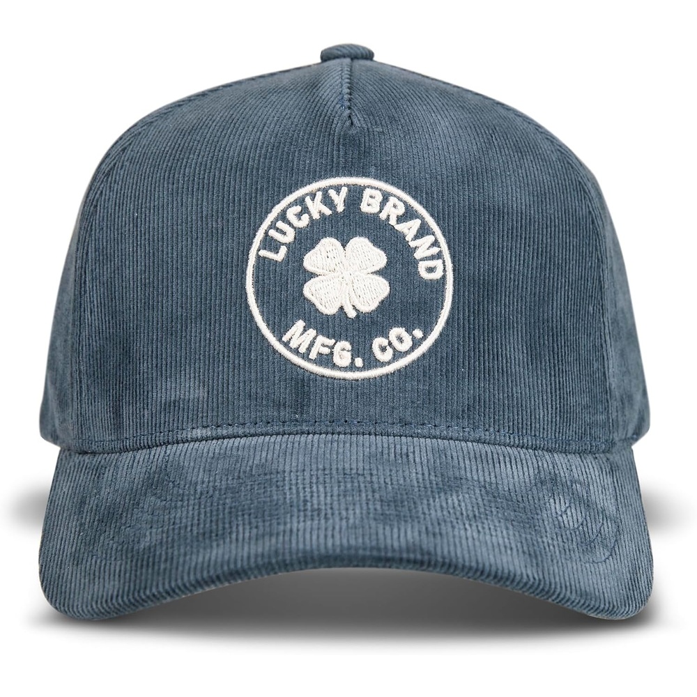 image:imageLucky Brand Classic Cotton Adjustable Dad Hat Baseball Cap Golf Fishing Low Profile 5 Panel DesignMfg Co Embroidered Ocean