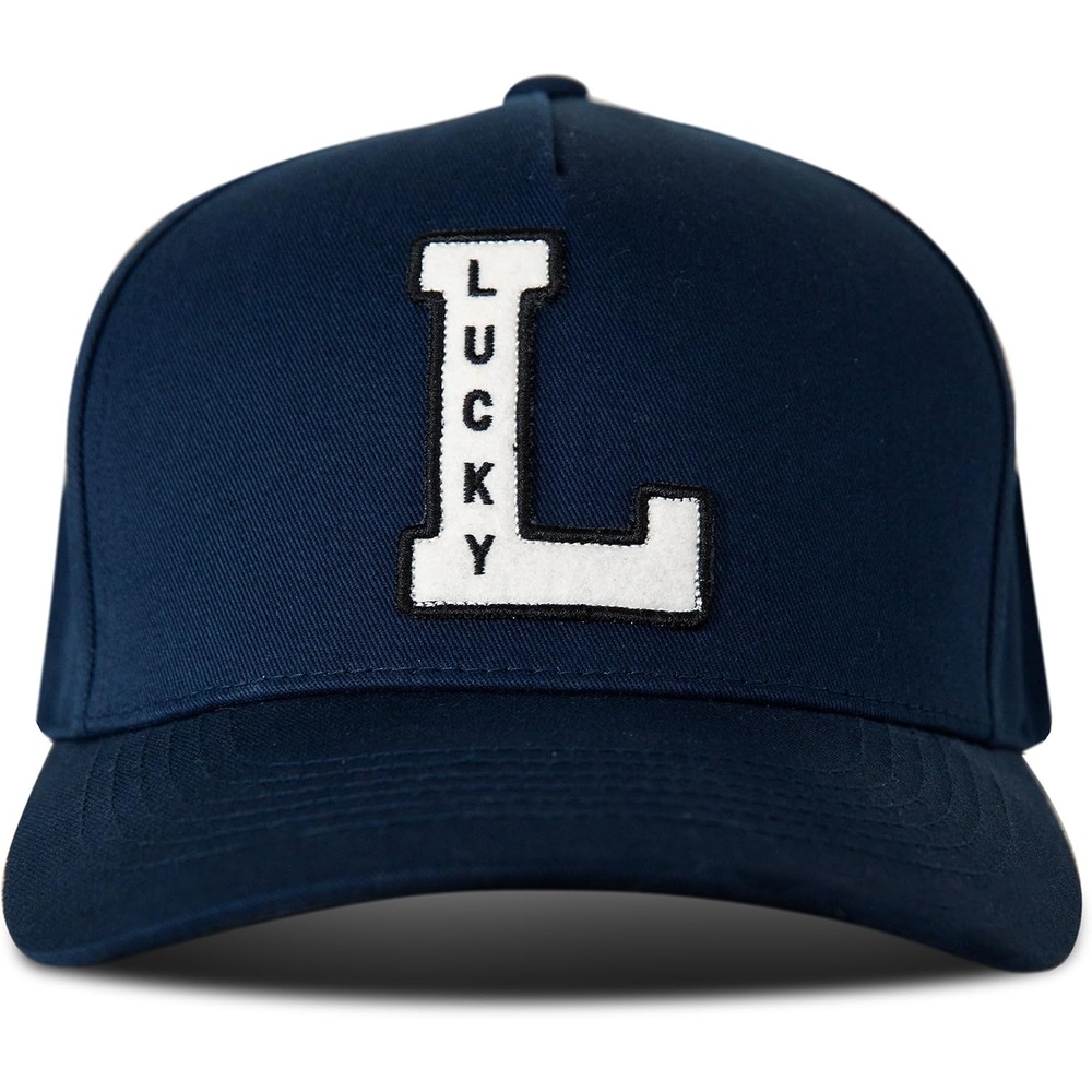 image:imageLucky Brand Classic Cotton Adjustable Dad Hat Baseball Cap Golf Fishing Low Profile 5 Panel DesignVintage Embroidered Navy