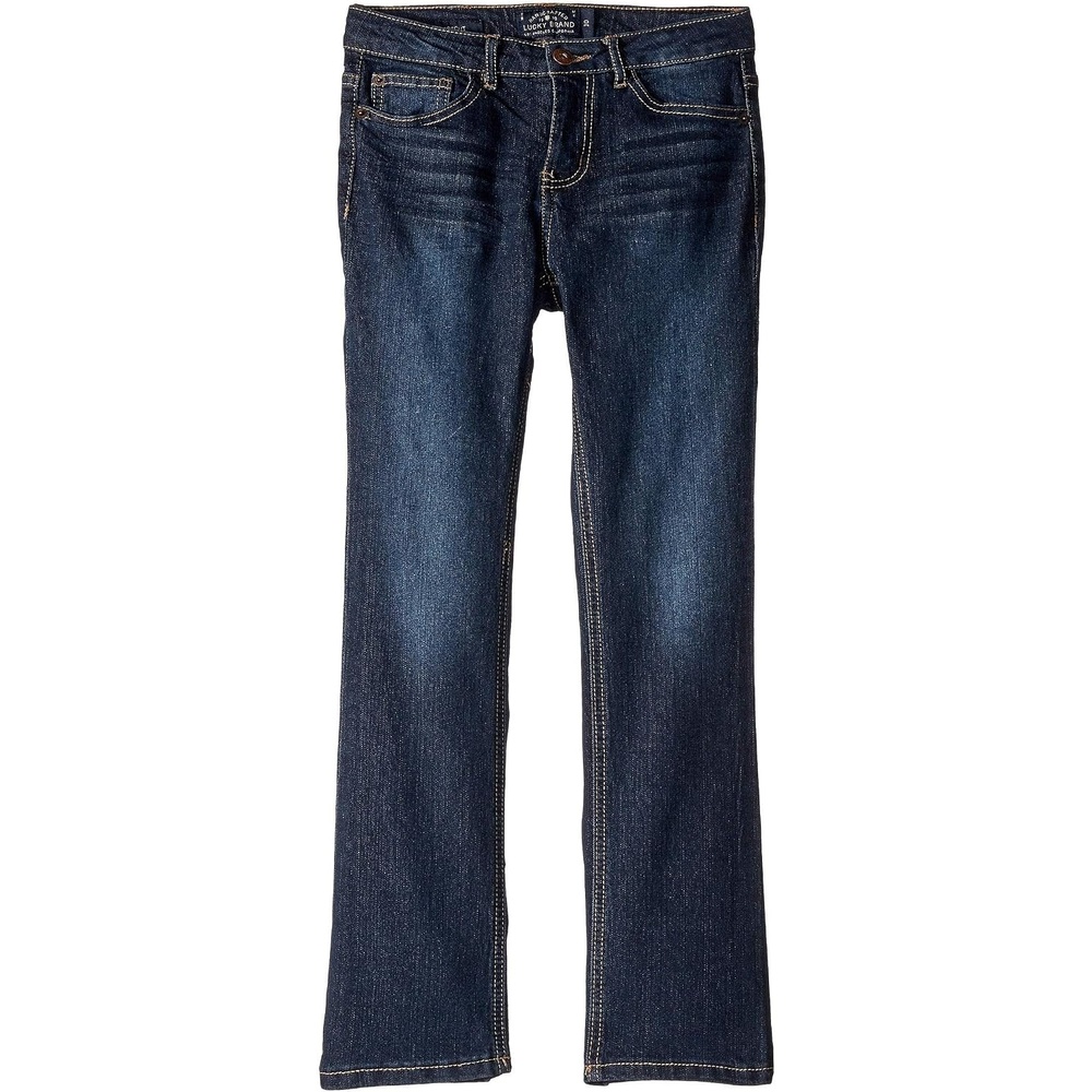 image:imageLucky Brand Girls 5Pocket Stretch Bootcut Fit Denim Jean Zipper Fly amp Button ClosureBarrier Wash