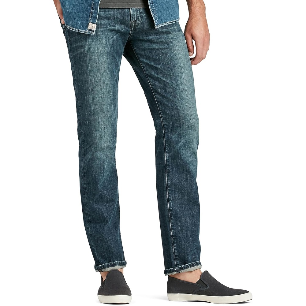 image:imageLucky Brand Mens 221 Original StraightLeg JeanBlue Gold