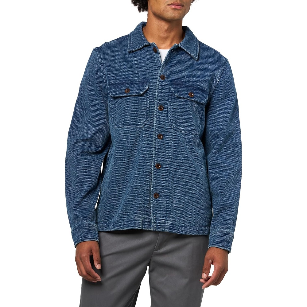 image:imageLucky Brand Mens Indigo Basket Weave JacketIndigo