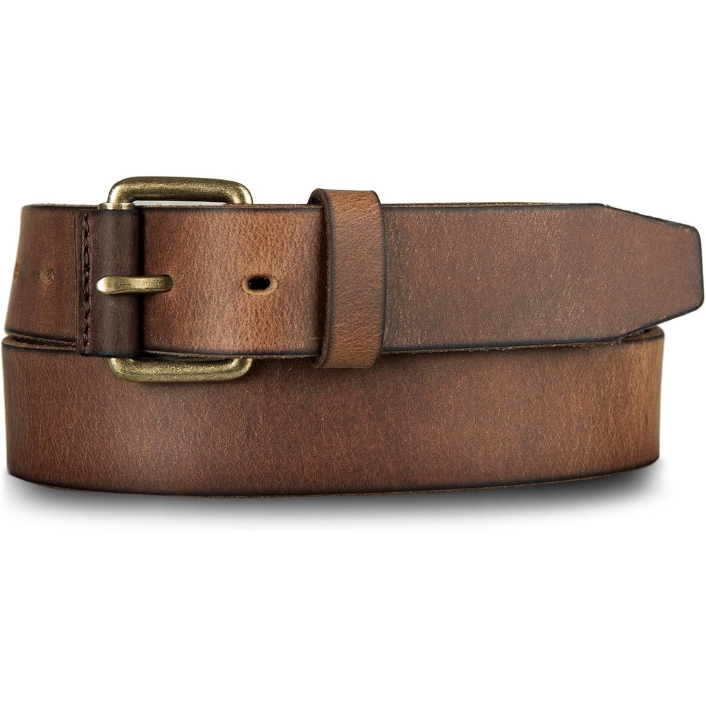 image:imageLucky Brand Mens Jeans Leather Belt Classic Casual Dress Everyday American Heritage Genuine Leather Metal BuckleCovered Roller Dark Brown