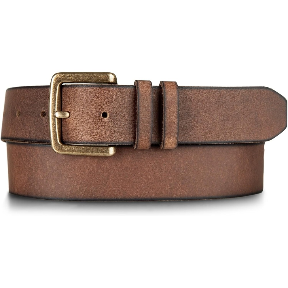 image:imageLucky Brand Mens Jeans Leather Belt Classic Casual Dress Everyday American Heritage Genuine Leather Metal BuckleDouble Keeper Tan