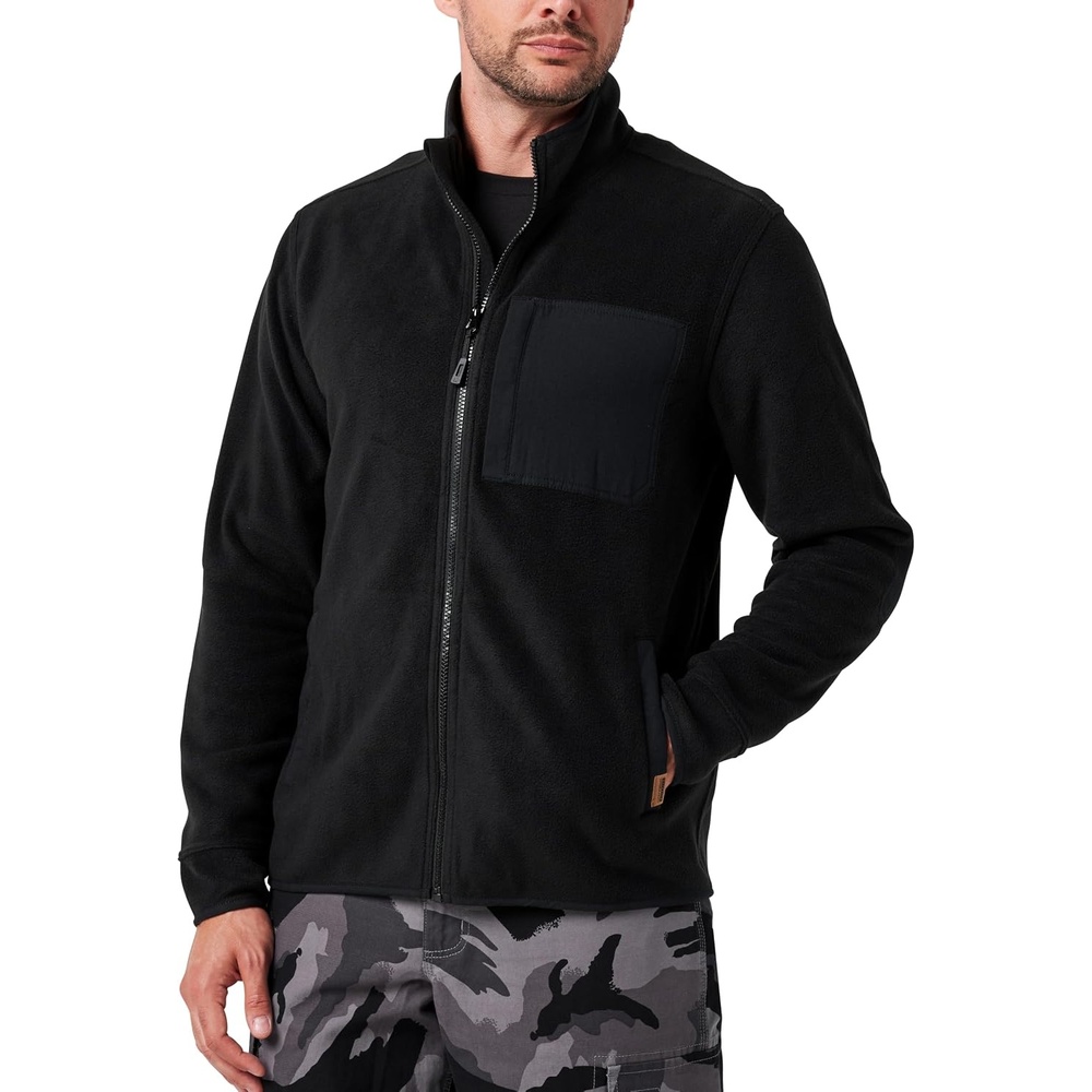 image:imageLucky Brand Mens Mens Full Zip Polar Fleece JacketBlack