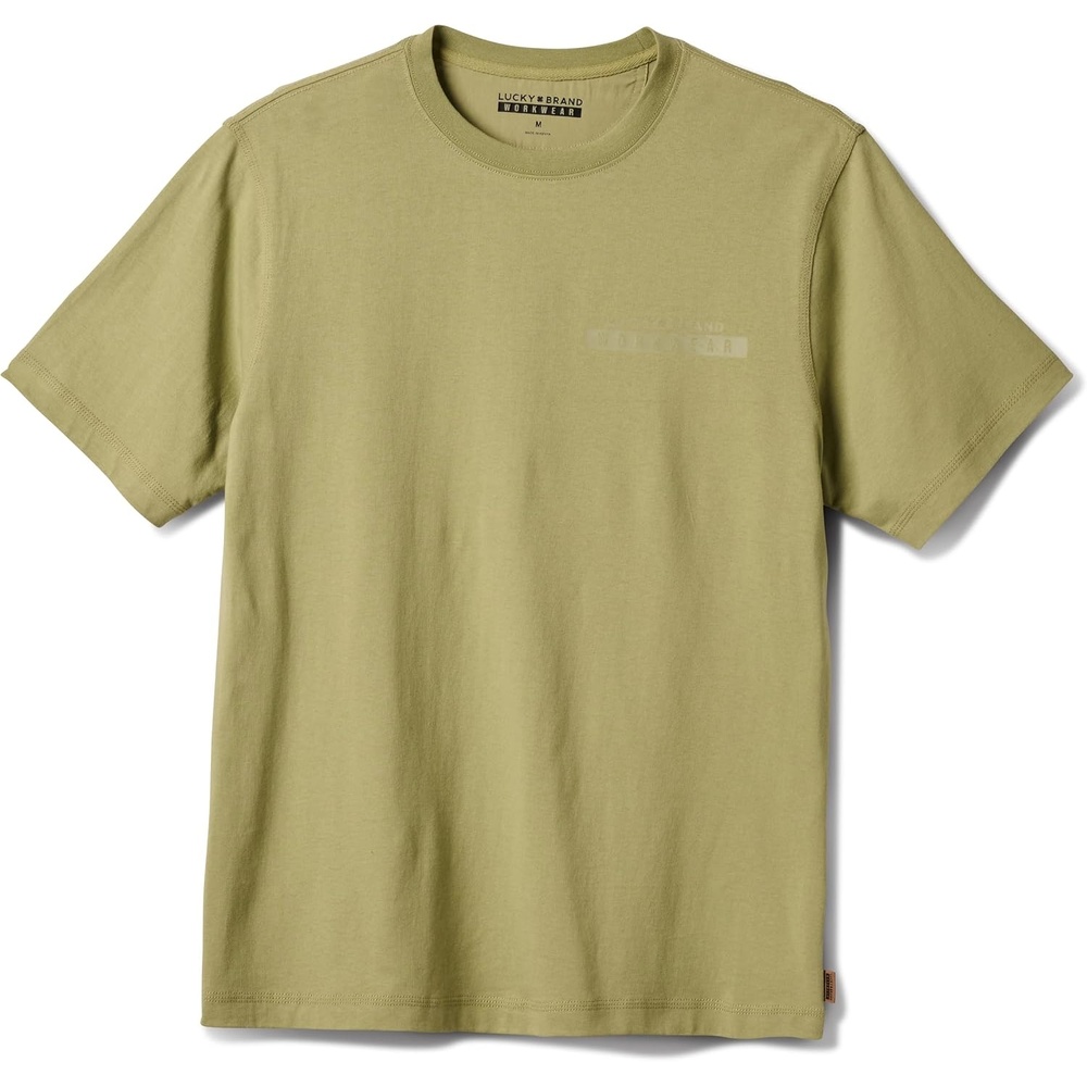 image:imageLucky Brand Mens Mens Short Sleeve Core Logo TShirtSage
