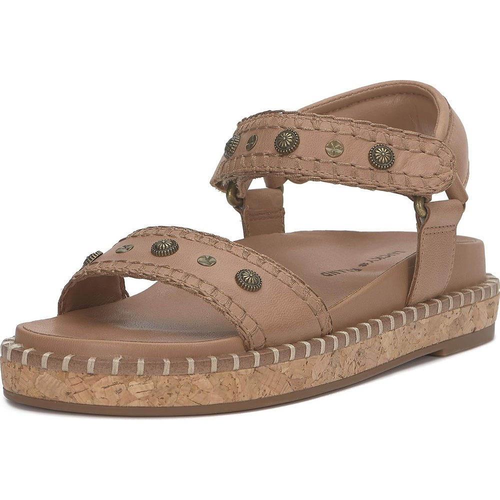 image:imageLucky Brand Ullani Studded Platform SandalLatte