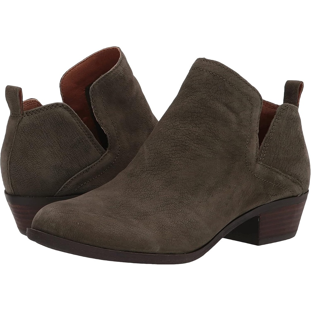 image:imageLucky Brand Womens Bollo Ankle BootOlive Night