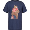 Football Bear Dark Denim Heather