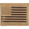 Flag Embossed Leather - Tan