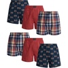 Marsala Red/Indigo Print/Plaid
