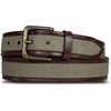 Leather Canvas - Khaki