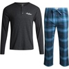 Charcoal Greyvintage Indigo Plaid