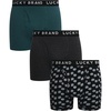 Charcoal Heather Grey/Jet Black Print/Teal
