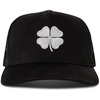 3d Embroidered Clover - Black