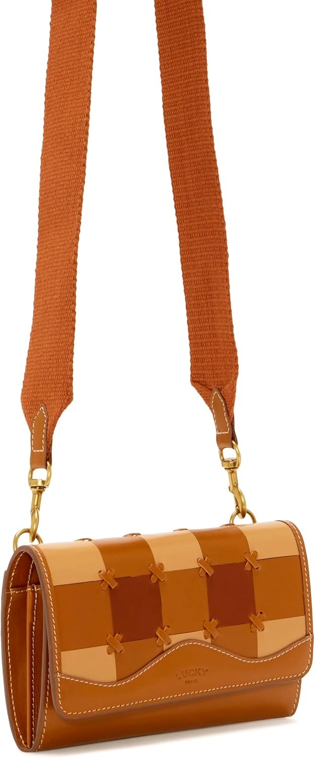 image:imageLucky Brand Cali Checkered Crossbody Wallet