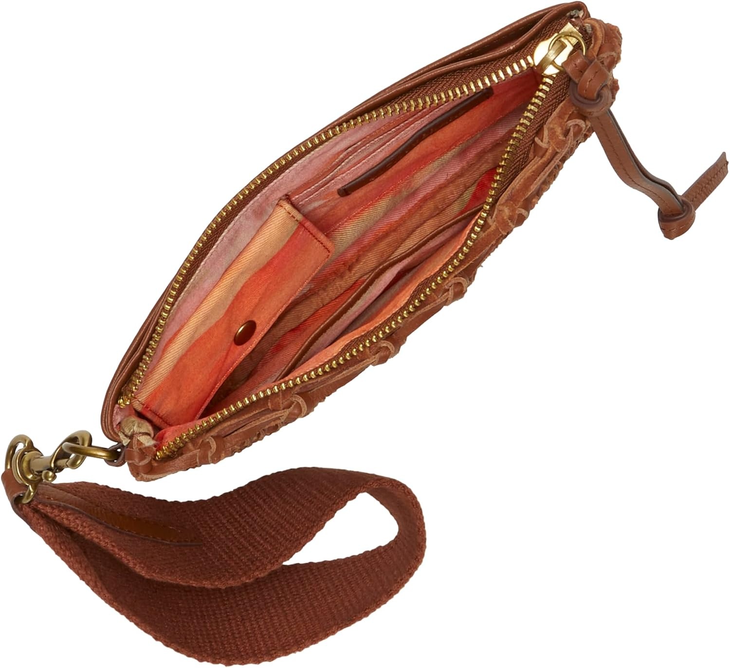 image:imageLucky Brand Dawn Woven Leather Wristlet