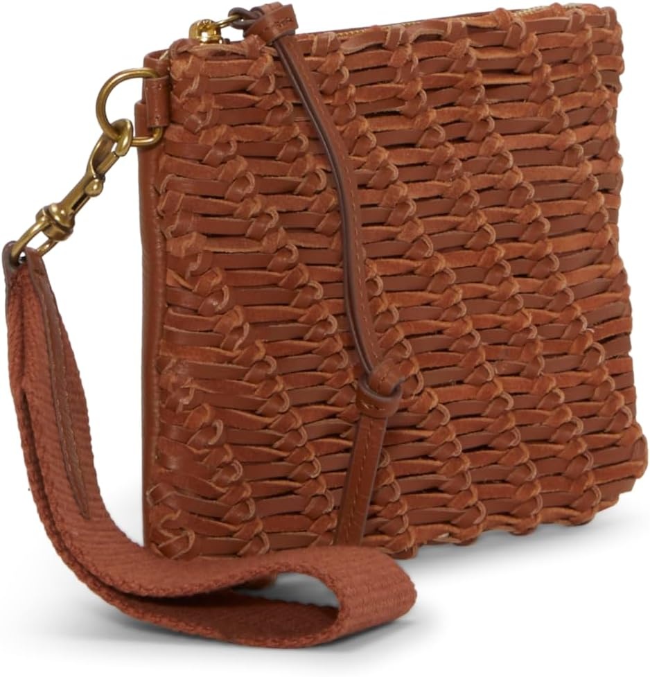 image:imageLucky Brand Dawn Woven Leather Wristlet