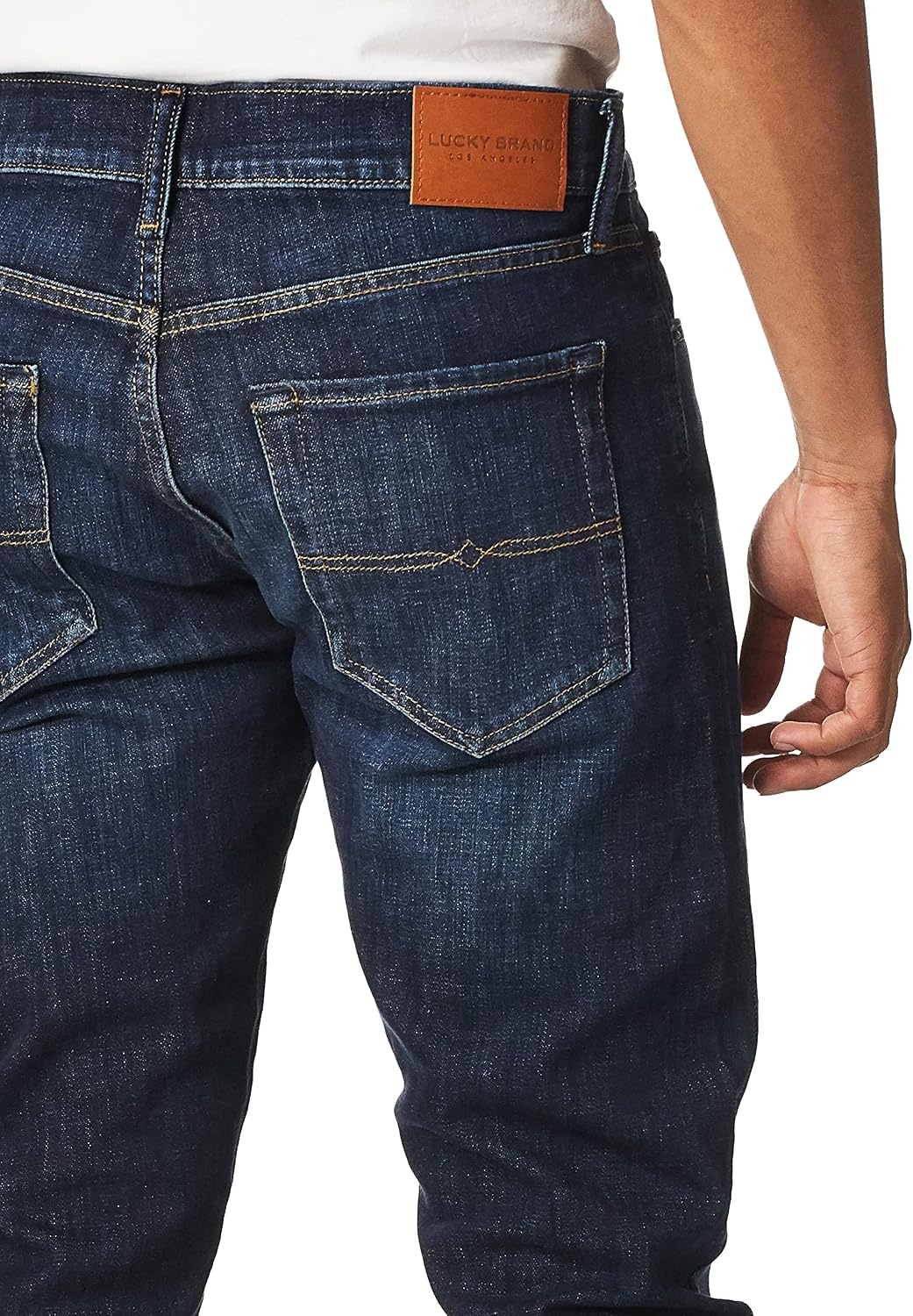 image:imageLucky Brand Mens 110 Modern Skinny JeanMedium Dark Blue