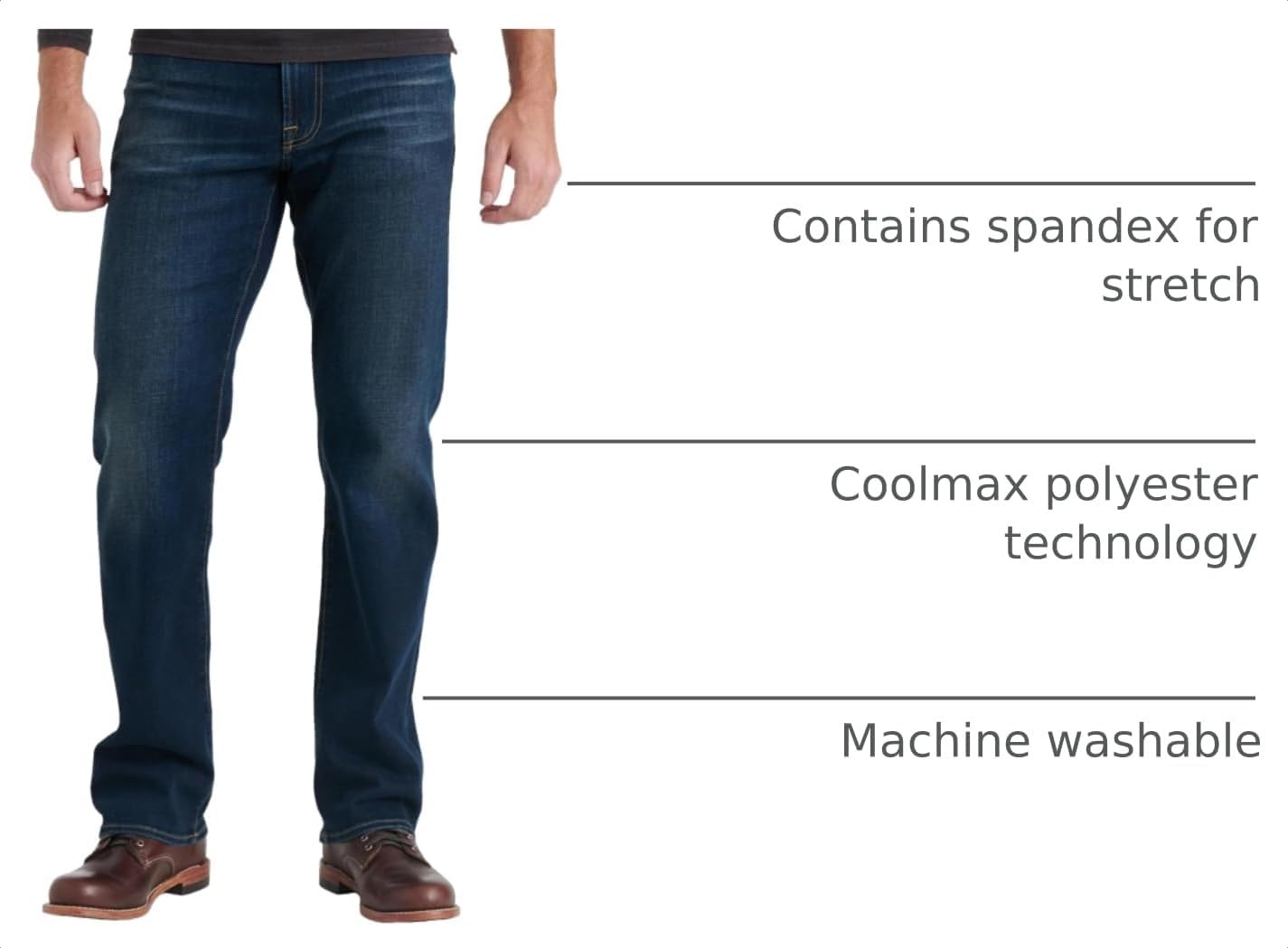 image:imageLucky Brand Mens 181 Relaxed Straight JeanBalsam