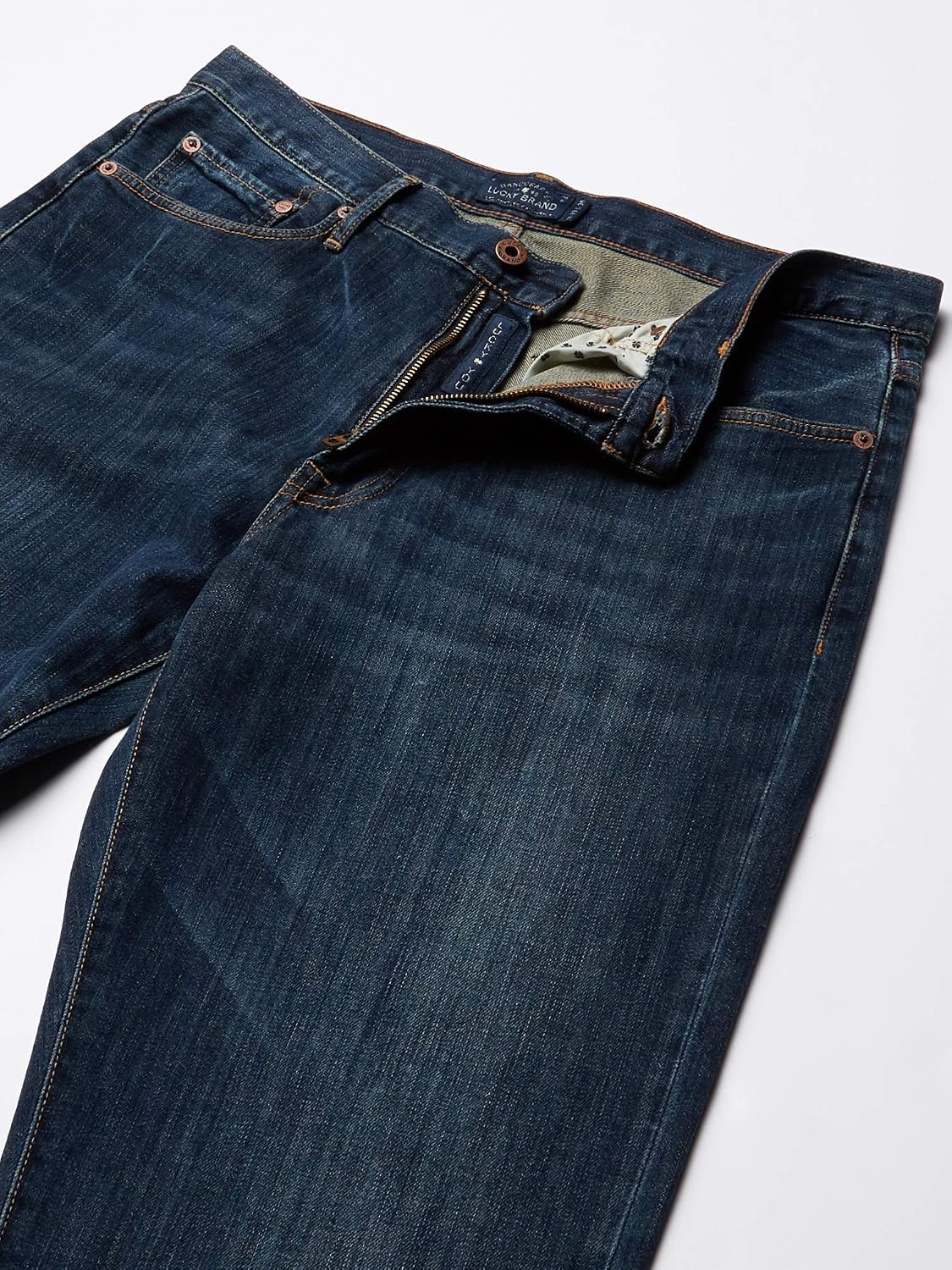 image:imageLucky Brand Mens 181 Relaxed Straight JeanMahogany