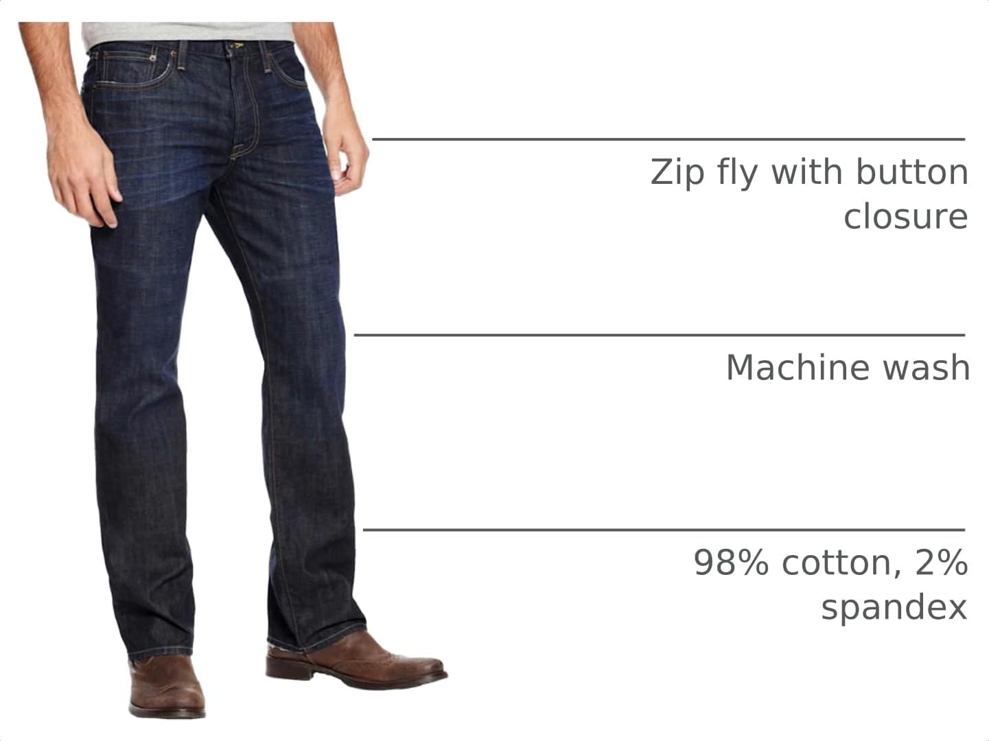 image:imageLucky Brand Mens 181 Relaxed Straight JeanOceanside