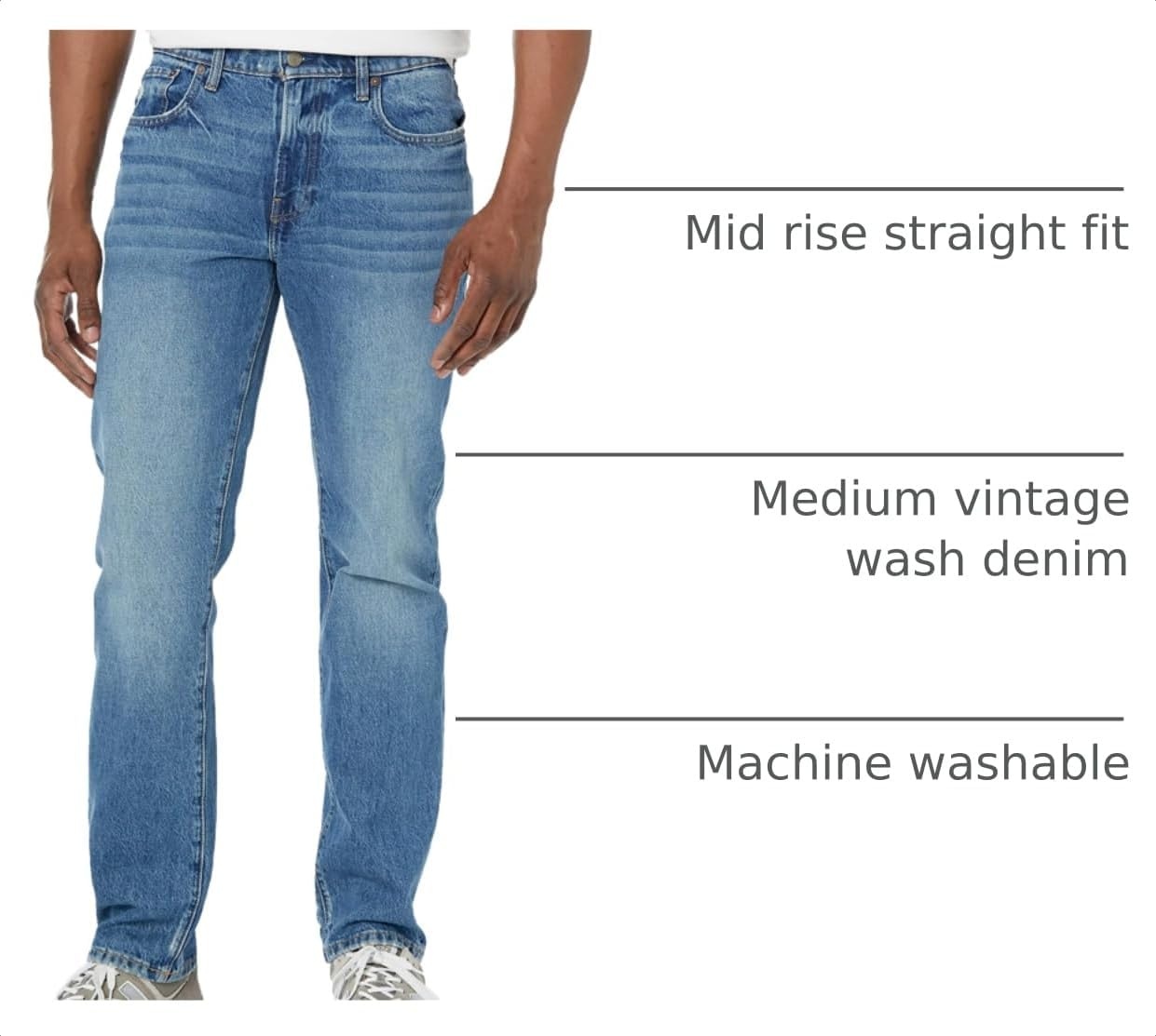 image:imageLucky Brand Mens 223 Straight Jean Drake 34 US