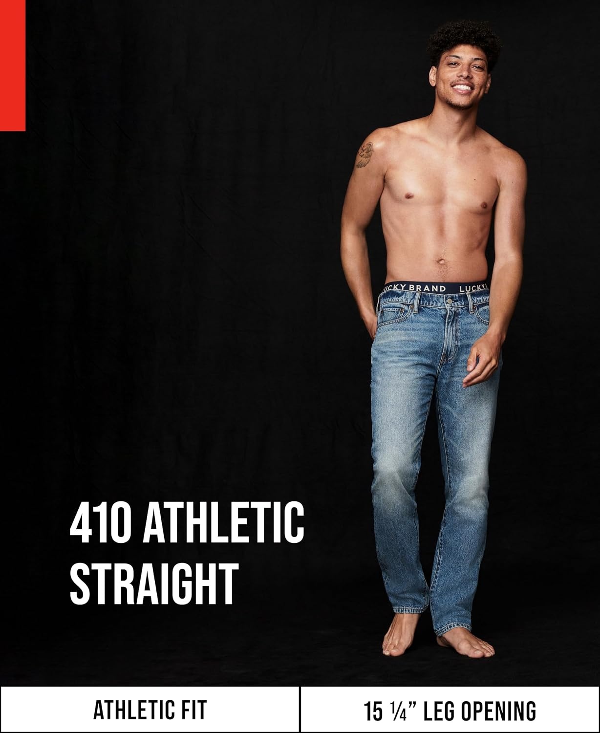 image:imageLucky Brand Mens 410 Athletic Fit JeanArched Rock