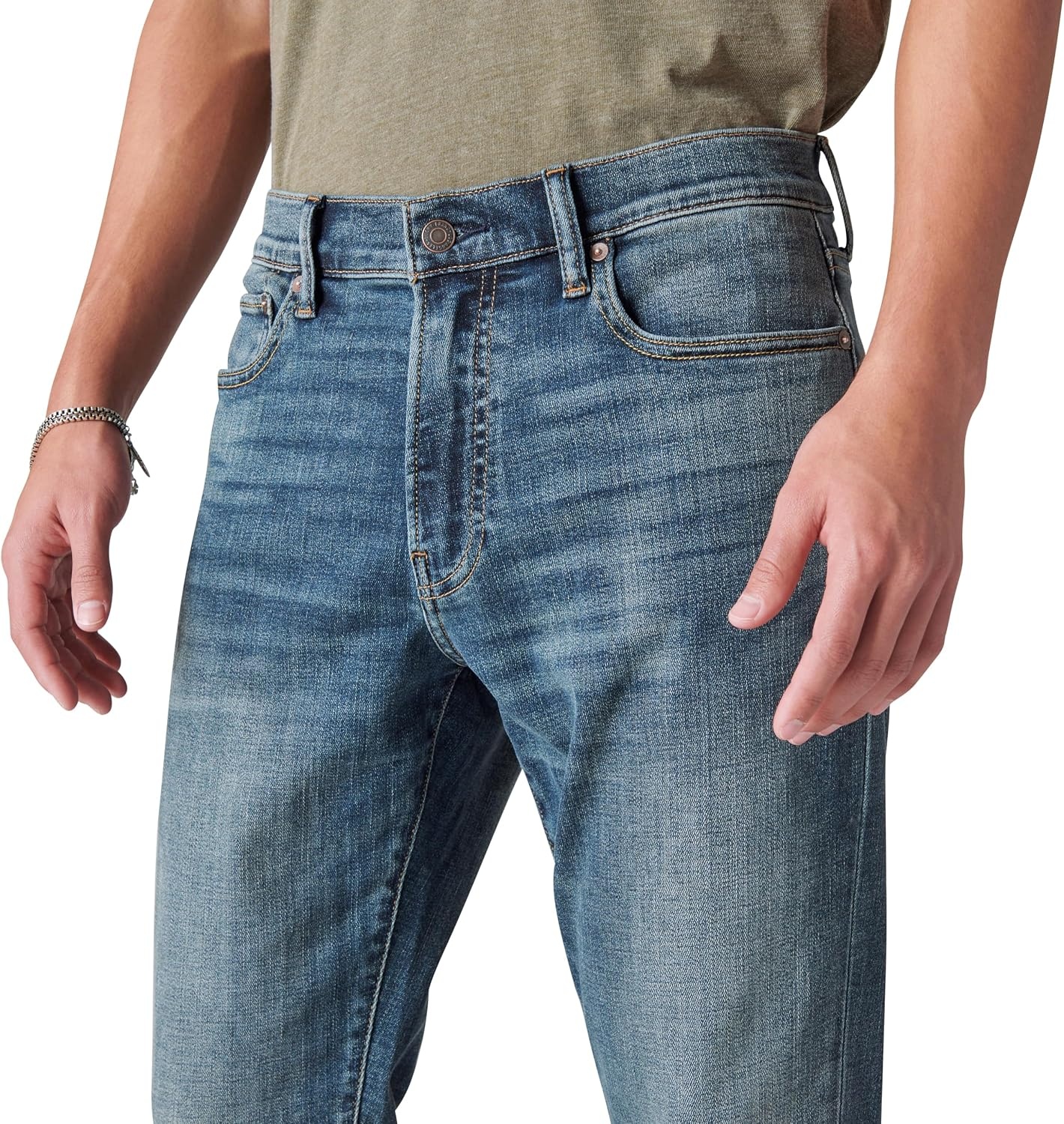 image:imageLucky Brand Mens 410 Athletic Slim Coolmax Stretch JeanMcarthur