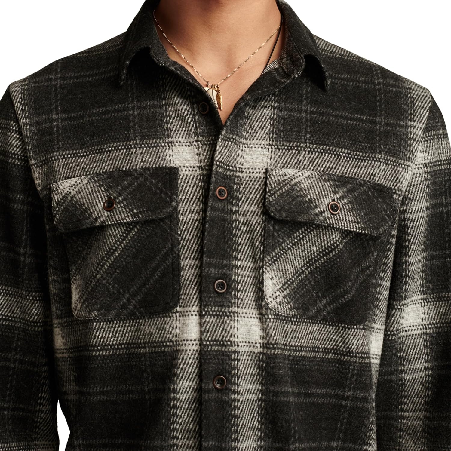 image:imageLucky Brand Mens Brushed Jersey ShirtBlack Multi