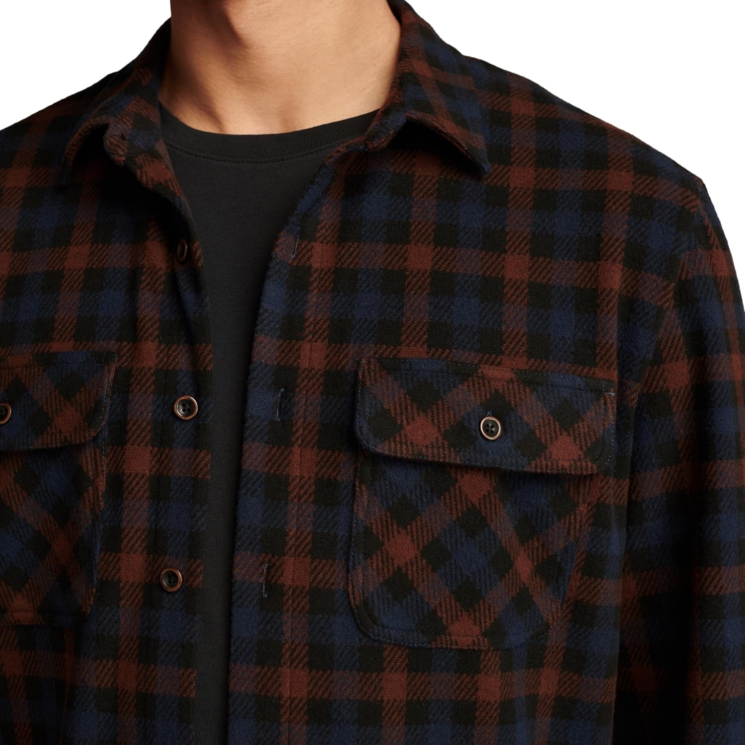 image:imageLucky Brand Mens Brushed Jersey ShirtGrey Multi