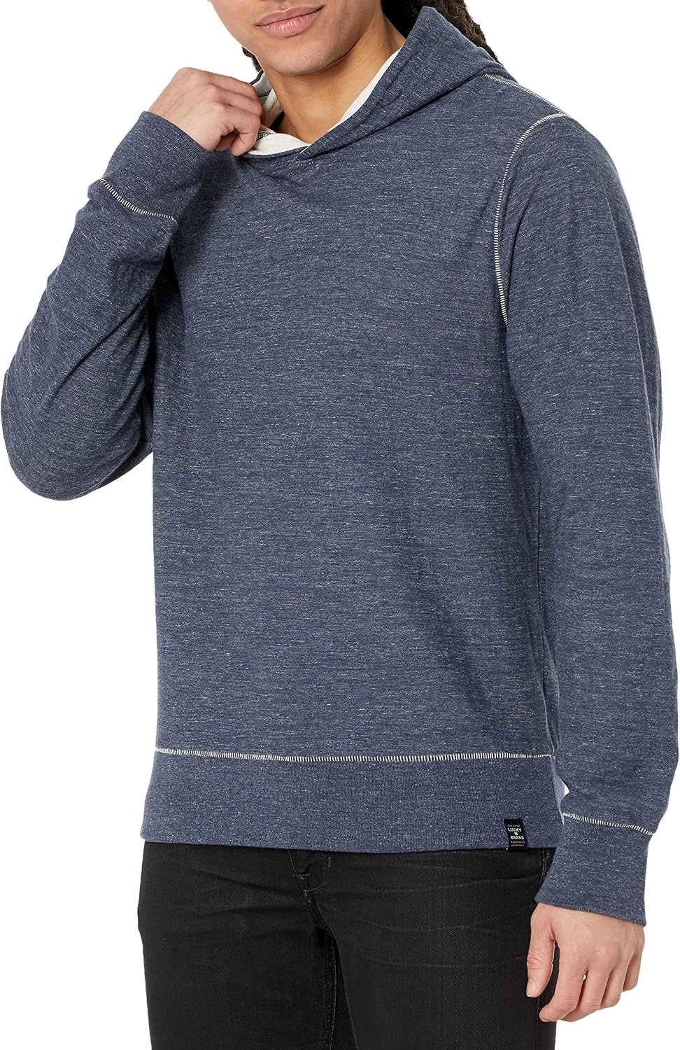 image:imageLucky Brand Mens Duofold HoodieNavy