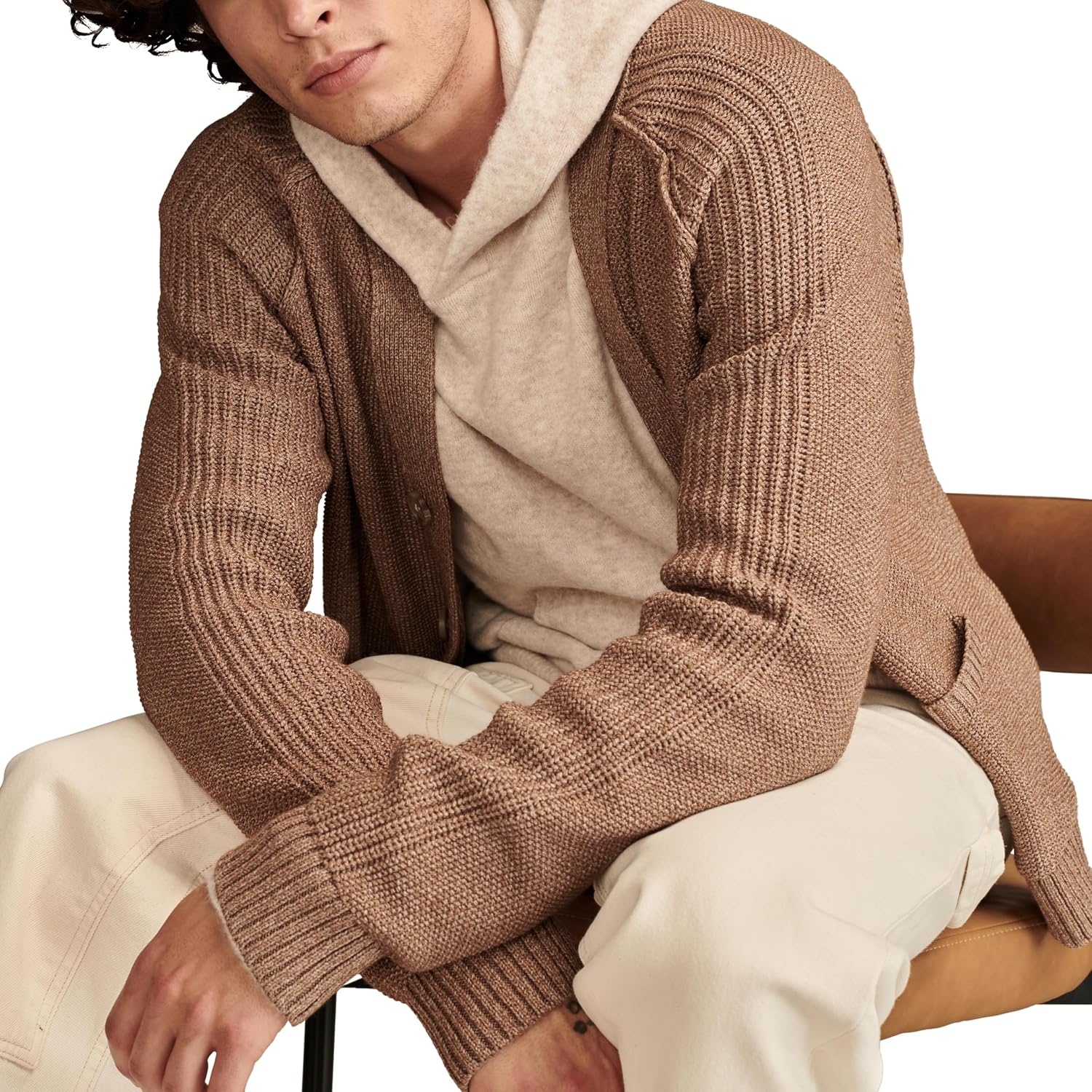 image:imageLucky Brand Mens Easy CardiChutney Marl