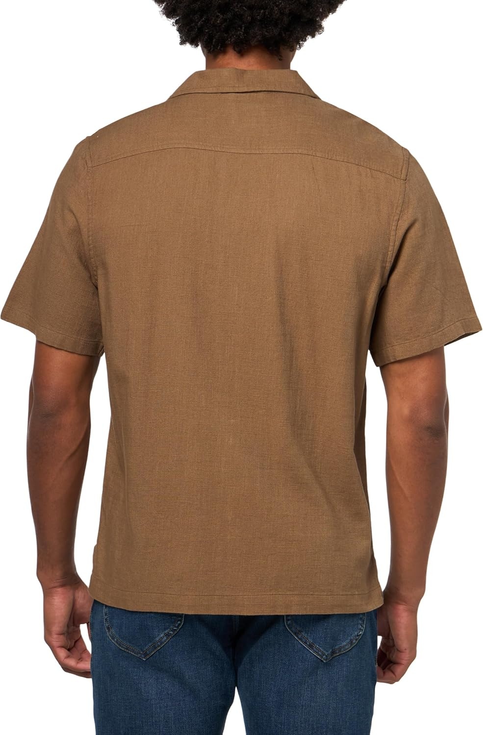 image:imageLucky Brand Mens Embroidered Camp Collar ShirtTeak