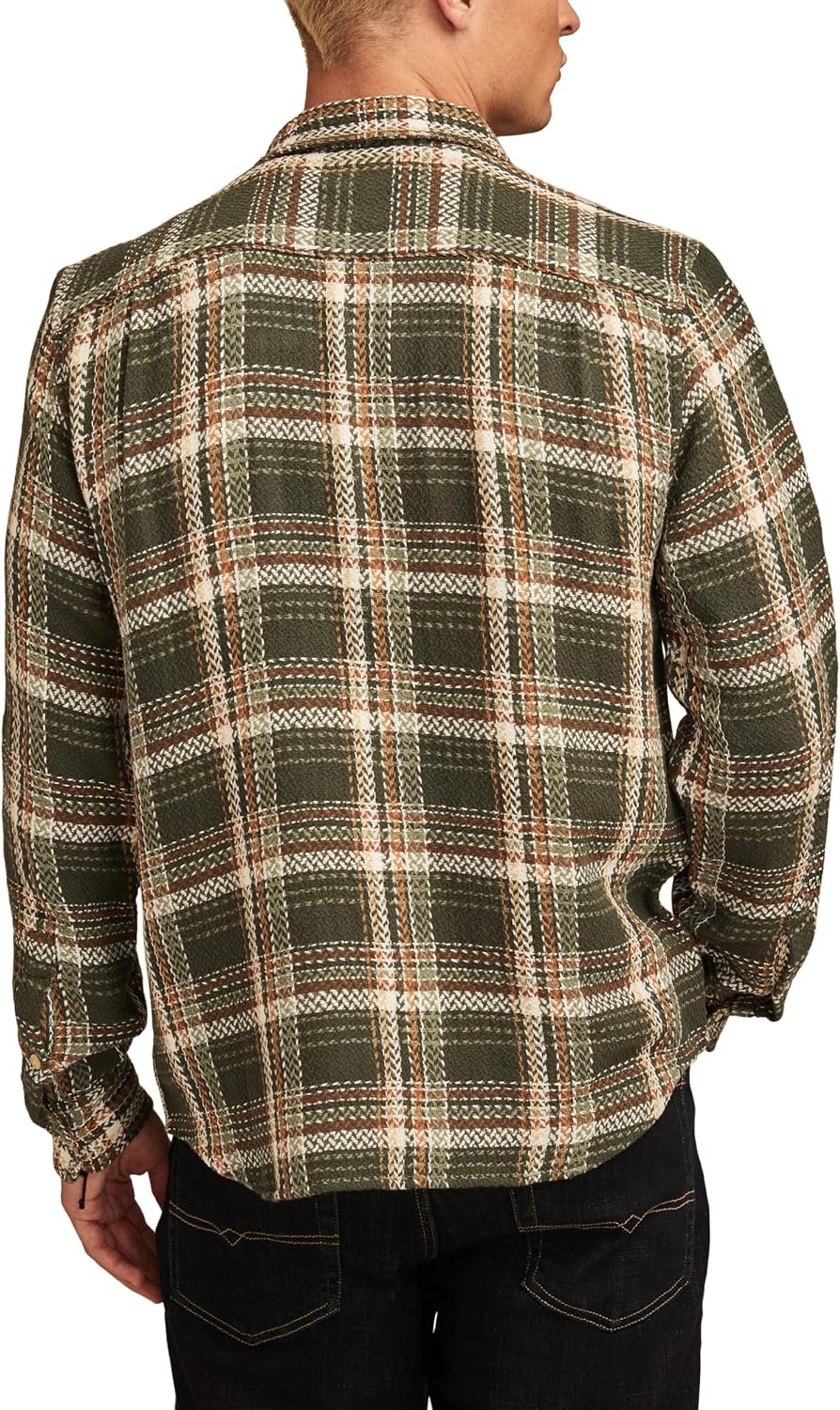 image:imageLucky Brand Mens Herringbone HumboldtGreen Plaid