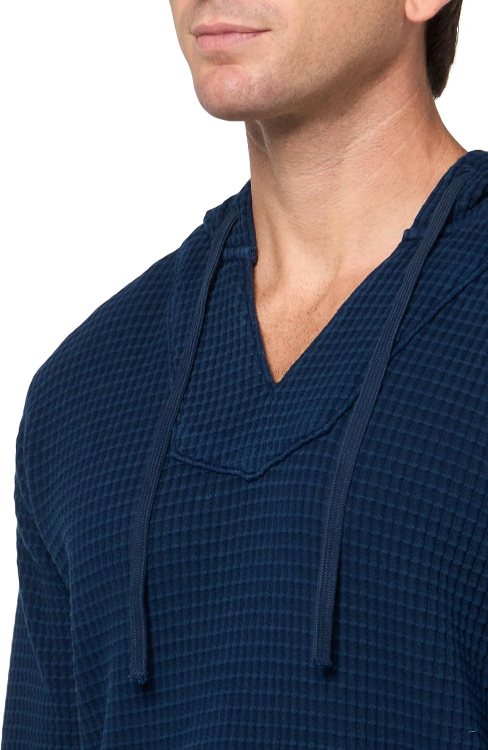 image:imageLucky Brand Mens Indigo Waffle Baja HoodieIndigo
