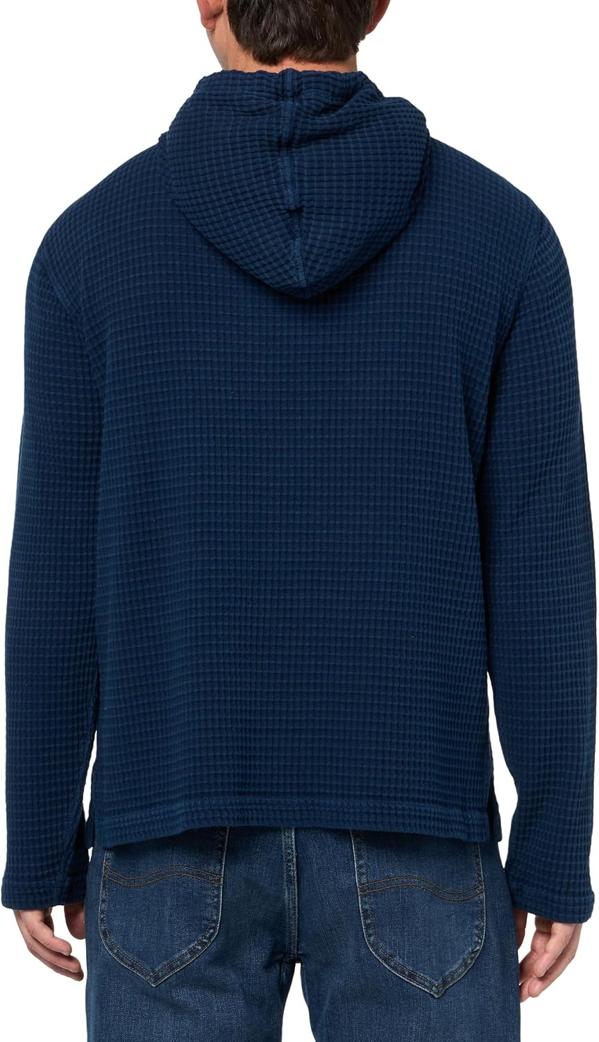 image:imageLucky Brand Mens Indigo Waffle Baja HoodieIndigo