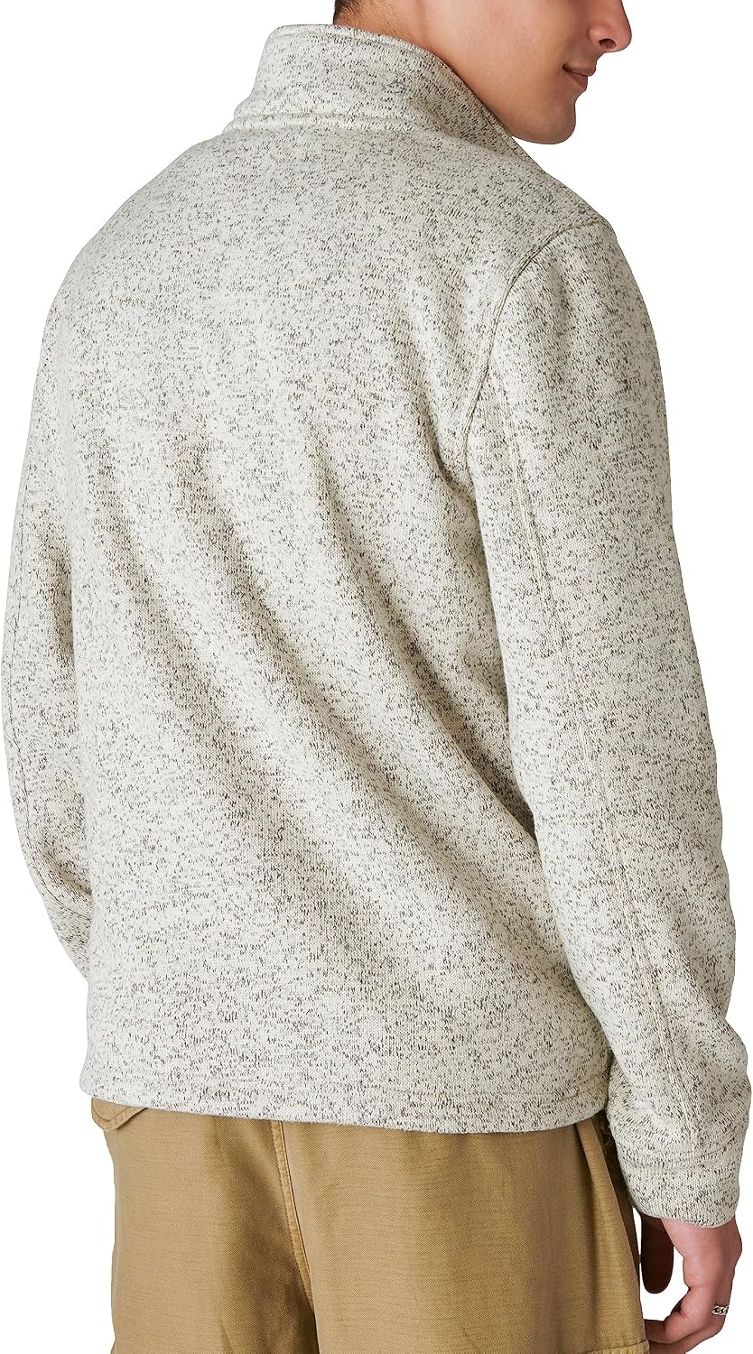 image:imageLucky Brand Mens Lucky Brand Mens Los Feliz Half Zip Mockneck104 Cream