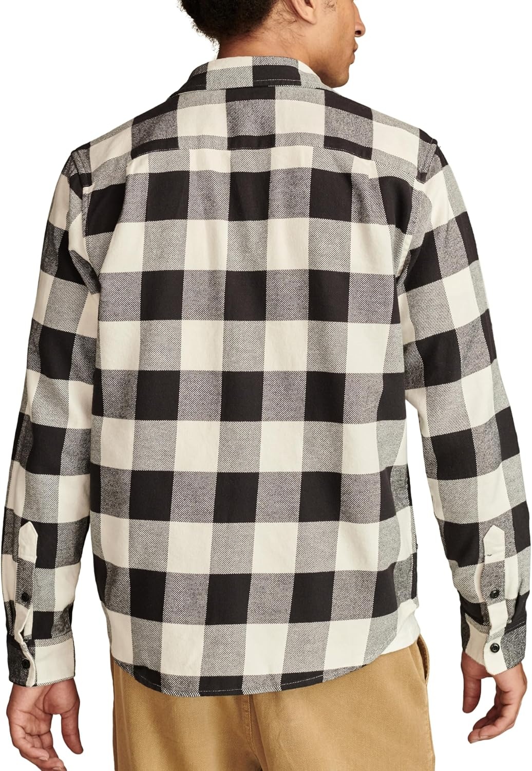 image:imageLucky Brand Mens Plaid Cloud Soft FlannelBlack Multi